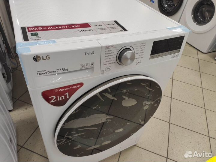 Стиральная машина с сушкой LG 7+5кг