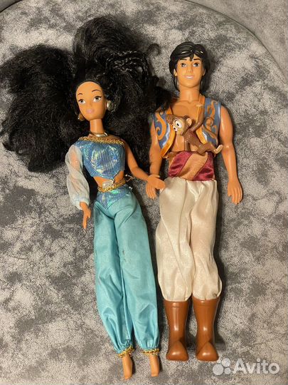 Куклы Алладин и Жасмин