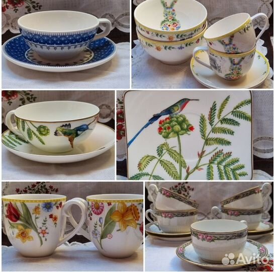 Чайные и кофейные чашки лимож Villeroy пиала