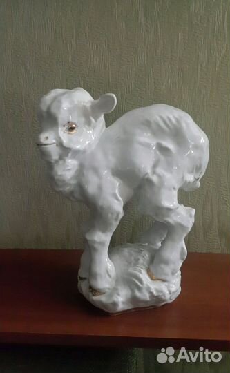 Советский фарфор козлёнок Васенька
