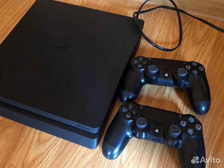 Sony PS4 slim 1 TB 25 игр и все бесплатно, 2 джоя