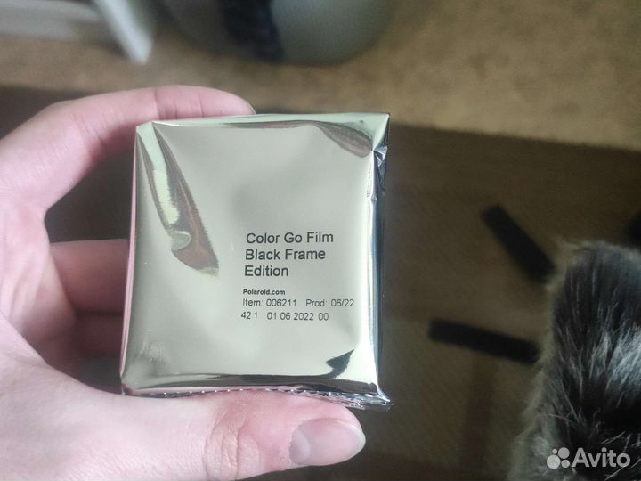 Polaroid go film black frame edition