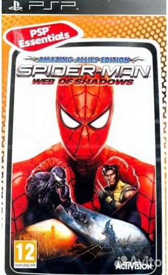 Spider-Man : Web of Shadows PSP анг. б\у без бокса