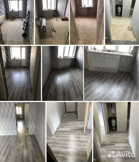 Ремонт квартир,Ламинат,Двери,обои,Сантехник,сборка