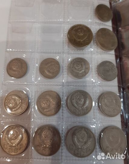 Погодовка СССР с 1930 г. + монета 20 лет Победе