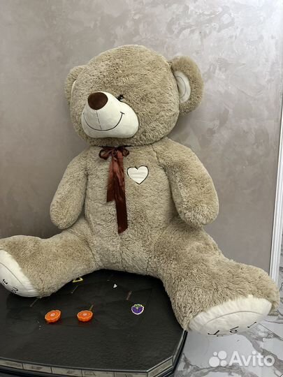 Плюшевый медведь 2 метра
