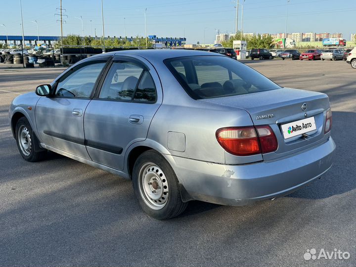 Nissan Almera 1.5 МТ, 2004, 218 551 км