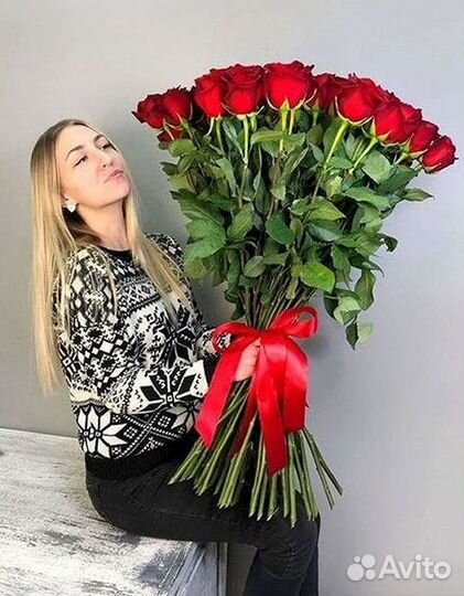 Высокие розы Букеты с доставкой