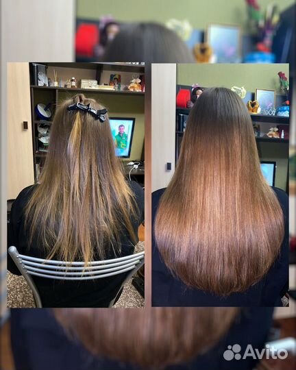 Волосы для наращивания и работа