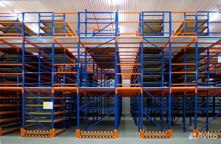 Мезонинные стеллажи