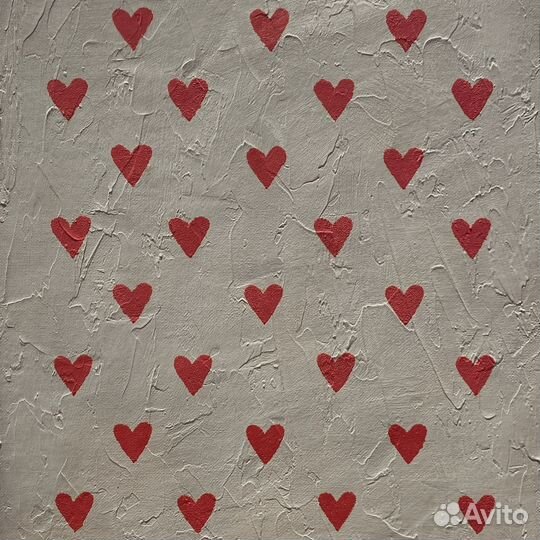 Картина акрилом любовь