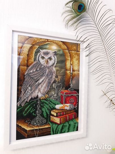 Картина с совой 