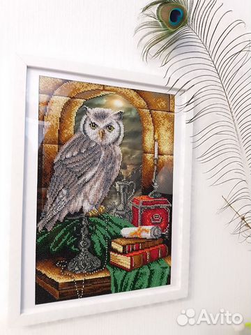 Картина с совой 