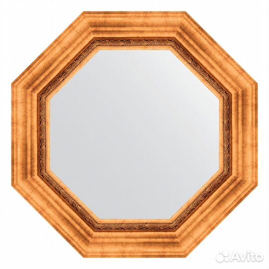 Зеркало Evoform Octagon BY 3784 57x57 римское зол