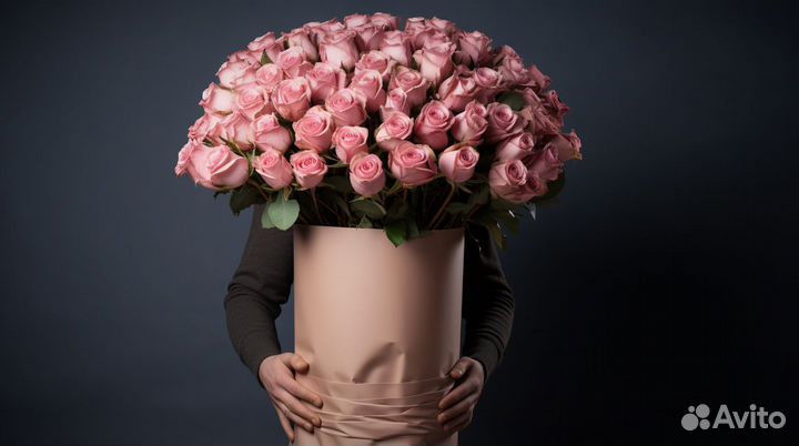 101 Роза Букеты Цветы Доставка Розы