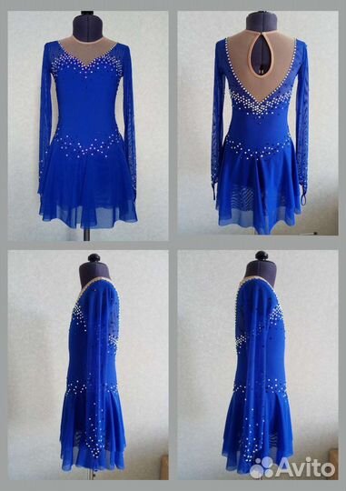 Новое платье (122-128) для фигурного катания