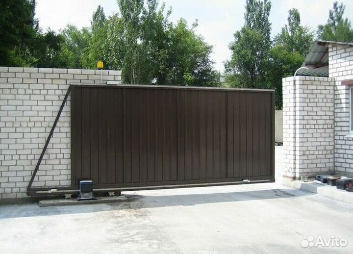 Ворота Откатные под Ключ