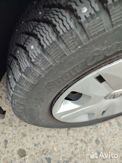 Зимние колёса Cordiant Snow Cross r15 шипованные