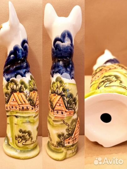 Статуэтки фарфоровые, керамика,кошки и коты