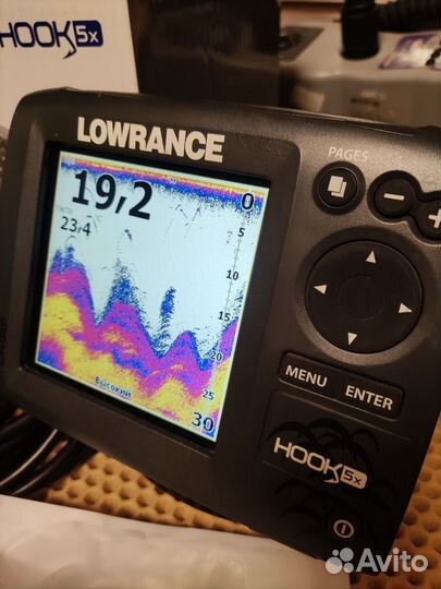 Эхолот картплоттер Hook 5x Chirp