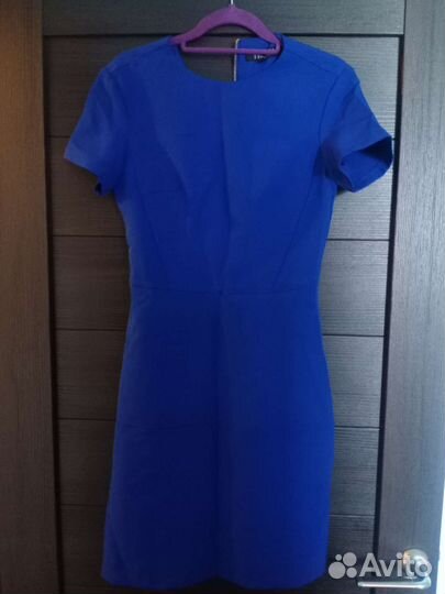 Платье классическое синее размер 40-42