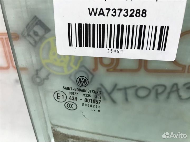 Стекло двери заднее правое VW Tiguan (5N1,5N2) 20