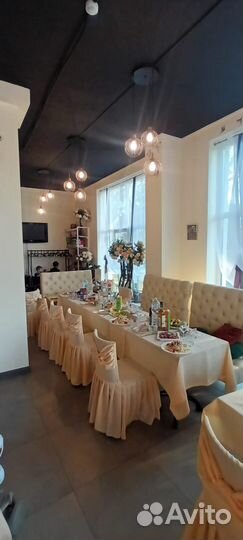 Скатерть, чехлы на стулья, юбка для президиума