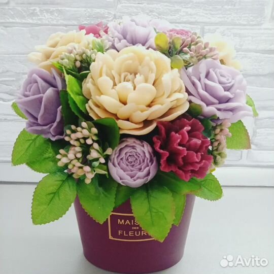 Букет из мыла