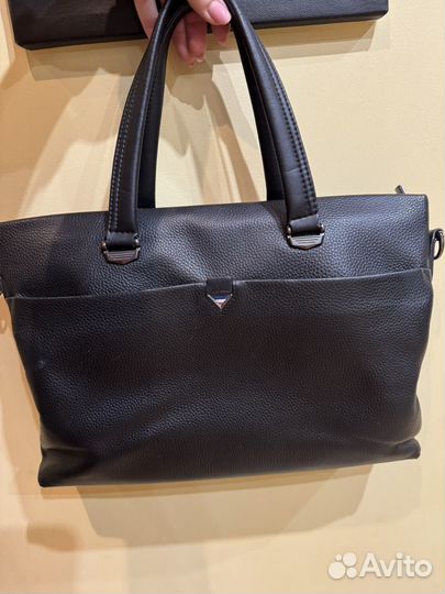 Мужской кожаный портфель бу