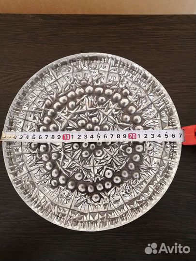 Блюдо хрустальное СССР