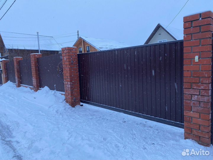 Откатные ворота под ключ