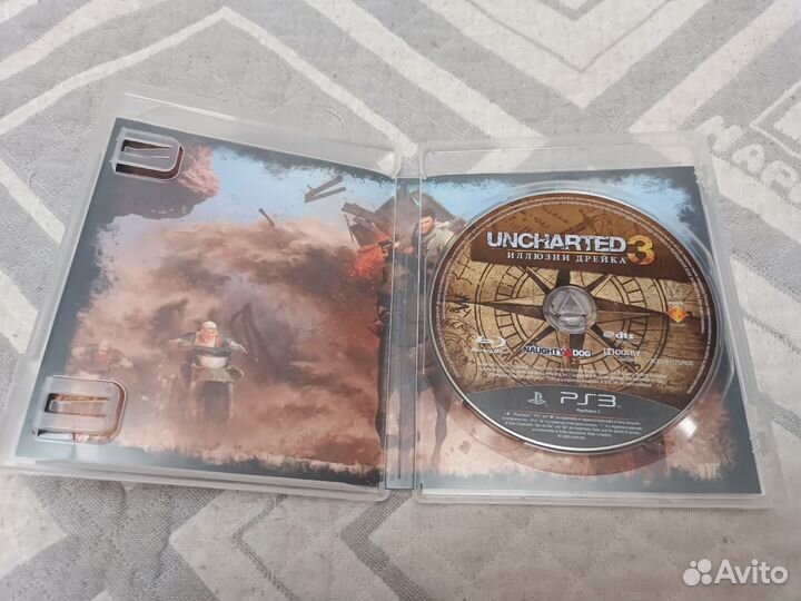 Диск Uncharted 3 на PS3