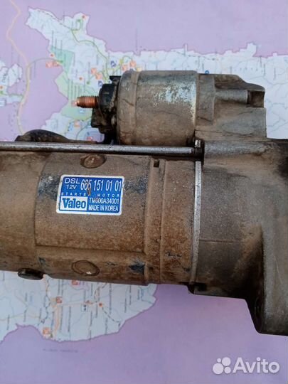 Стартер на ssangyong