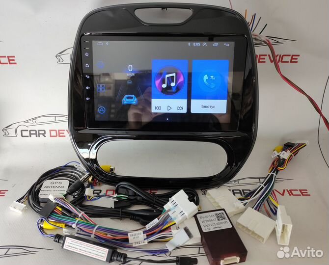 Магнитола Renault Kaptur 2016-19 Андроид 1/16