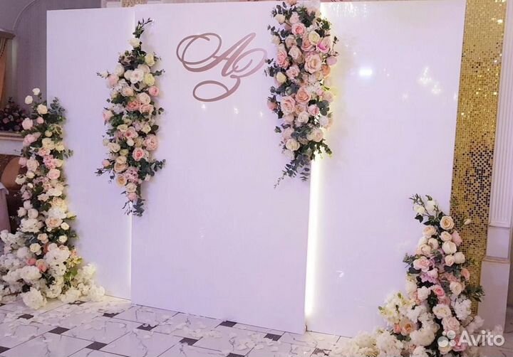 Оформление зала для свадьбы