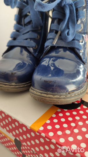 Ботинки демисезонные для девочки 23 размер осенние