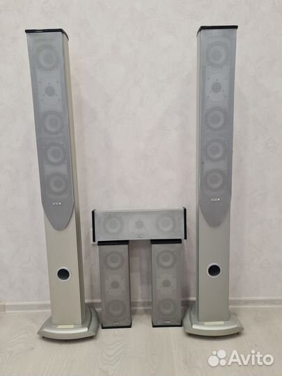 Мощная Акустическая система 5/1 BBK+ресивер