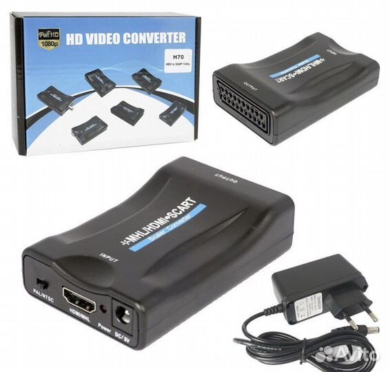 Конвертер hdmi вход на scart выход и обратный