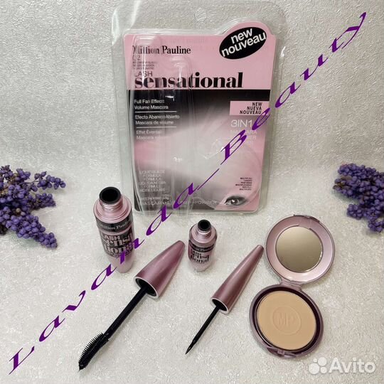 Спрей-Мист, Наборы: тушь, подводка, пудра, помадка