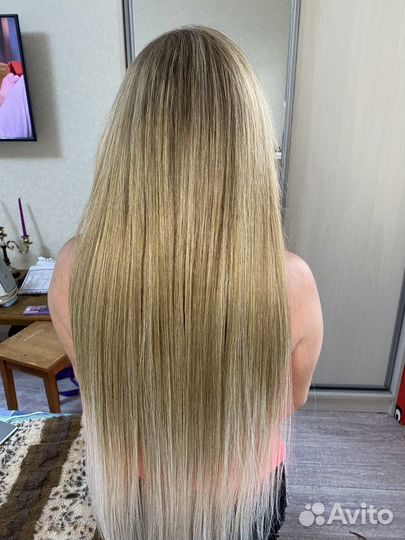 Наращивание волос, капсуляция, снятие волос