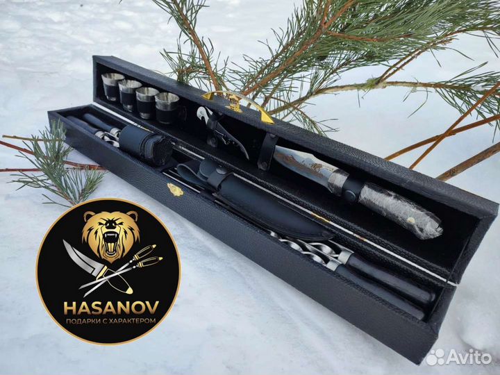 Подарочный набор для мужчины с шампурами