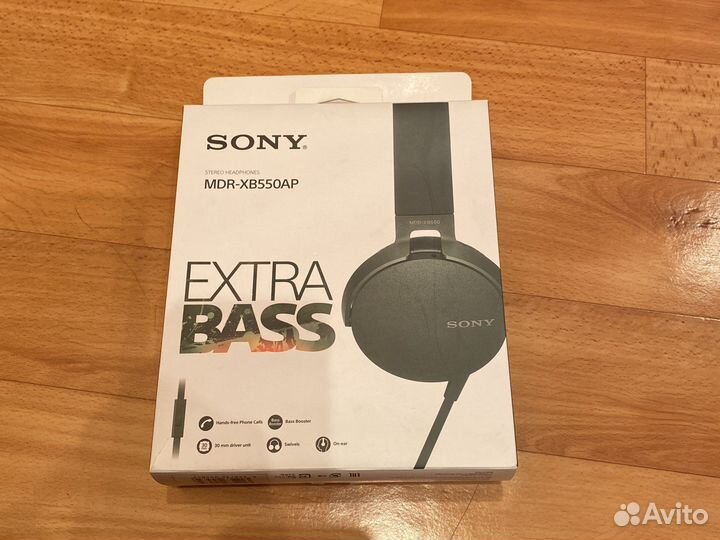 Наушники sony mdr-xb550ap