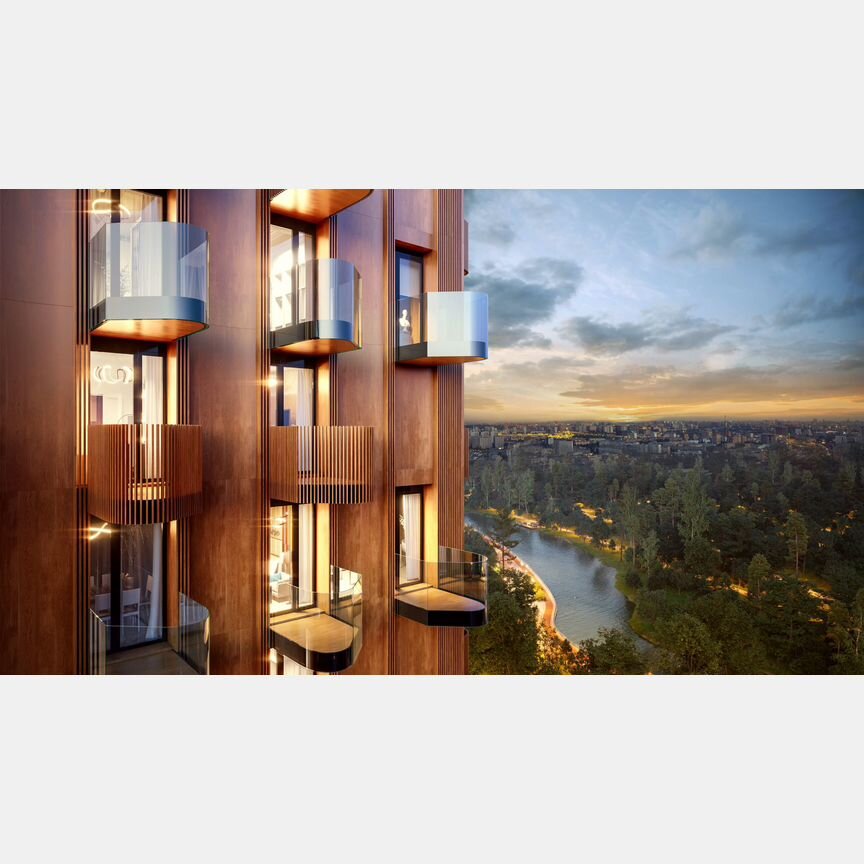 2-к. квартира, 74,1 м², 15/23 эт.