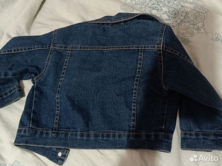 Джинсовая куртка для девочки 86-92