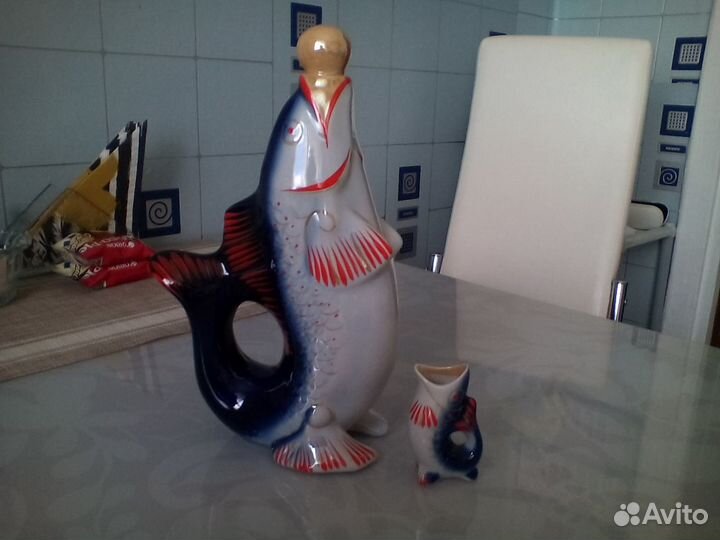 Сервиз коньячный Рыбки СССР
