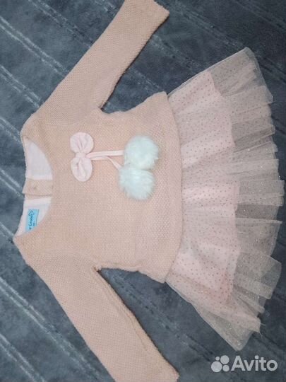 Платье для девочки 74-80