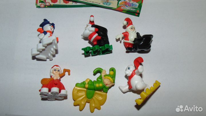 Игрушки Киндер Сюрприз Новогодние 2022-2024