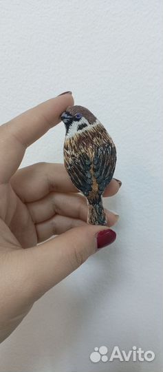 Брошь ручной работы