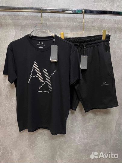 Летний костюм футболка и шорты Armani Exchange