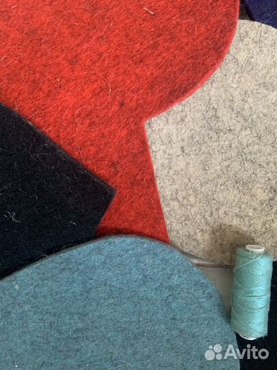 Чистошерстяной фетр войлок мохер набор 14 кусков